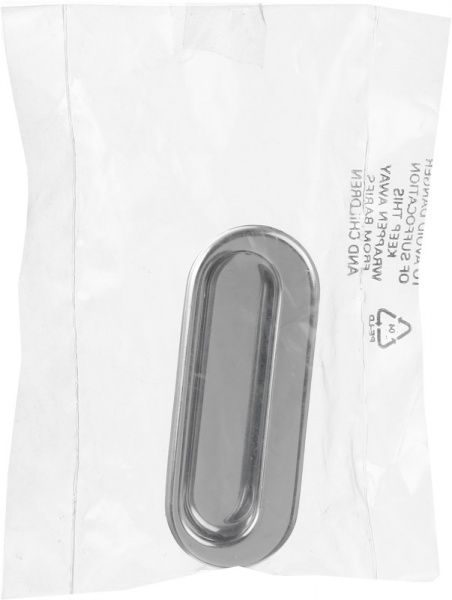 Меблева ручка 0069CL ABS d26 мм полірований хром Poliplast 339Рс