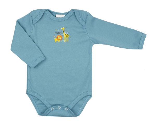 Боди для мальчика Bambinelli Зверушки р.74 бирюзовый 