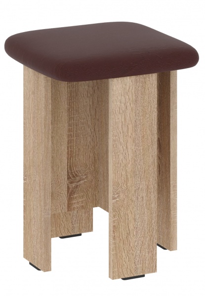 Табурет коричневый / дуб сонома 