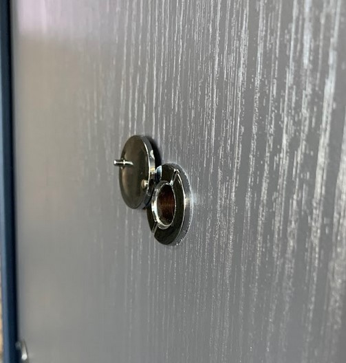 Дверь входная Министерство дверей КУ-Бергамо антрацит 2050x860 мм правая