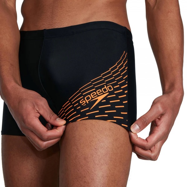 Плавки Speedo MEDLEY LOGO ASHT AM BLACK/ORANGE 8-11354A315 р.40 чорний