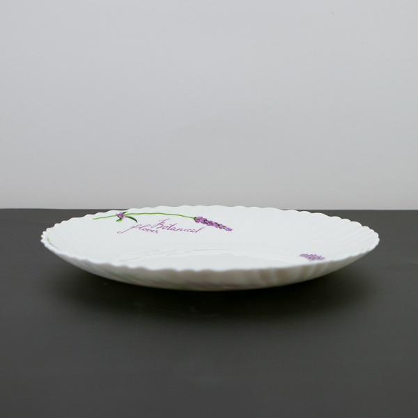 Тарелка обеденная Лаванда Wave 220 мм V-220L Vittora