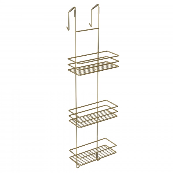 Полка для ванной Украина 3-ярусная золото 