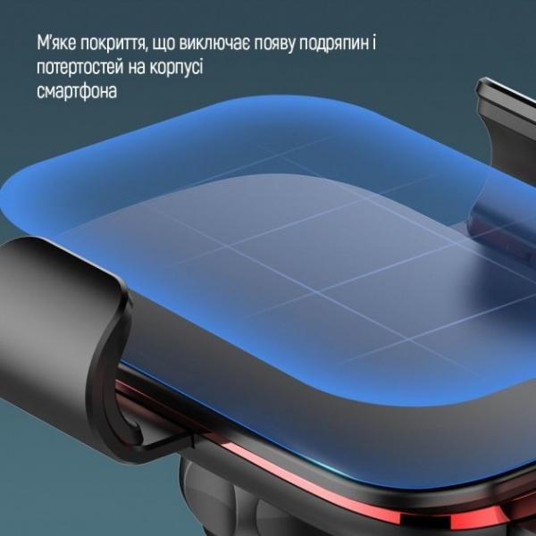 Тримач для телефона ColorWay Metallic Gravity Holder 3 (CW-CHG14-BK) чорний