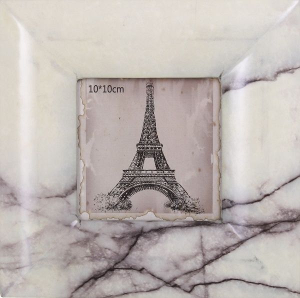 Рамка для фото Мрамор 19х19х1,5 см серо-розовый 10x10 см серо-розовый 