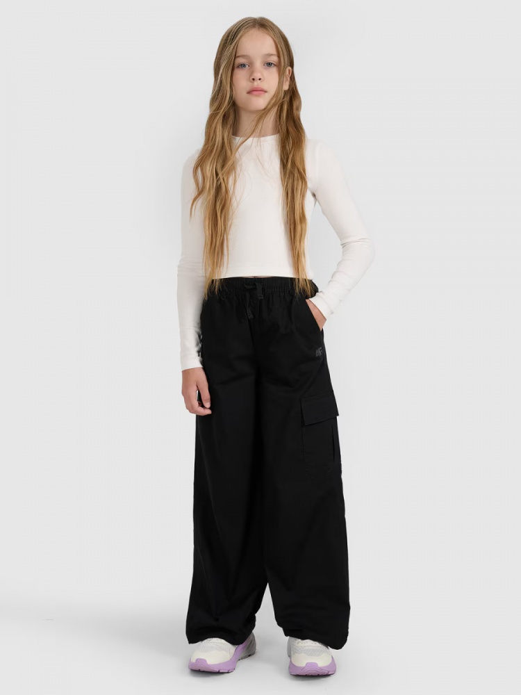 Штани 4F TROUSERS CAS F1246 4FJWAW25TTROF1246-20S р. 140 чорний