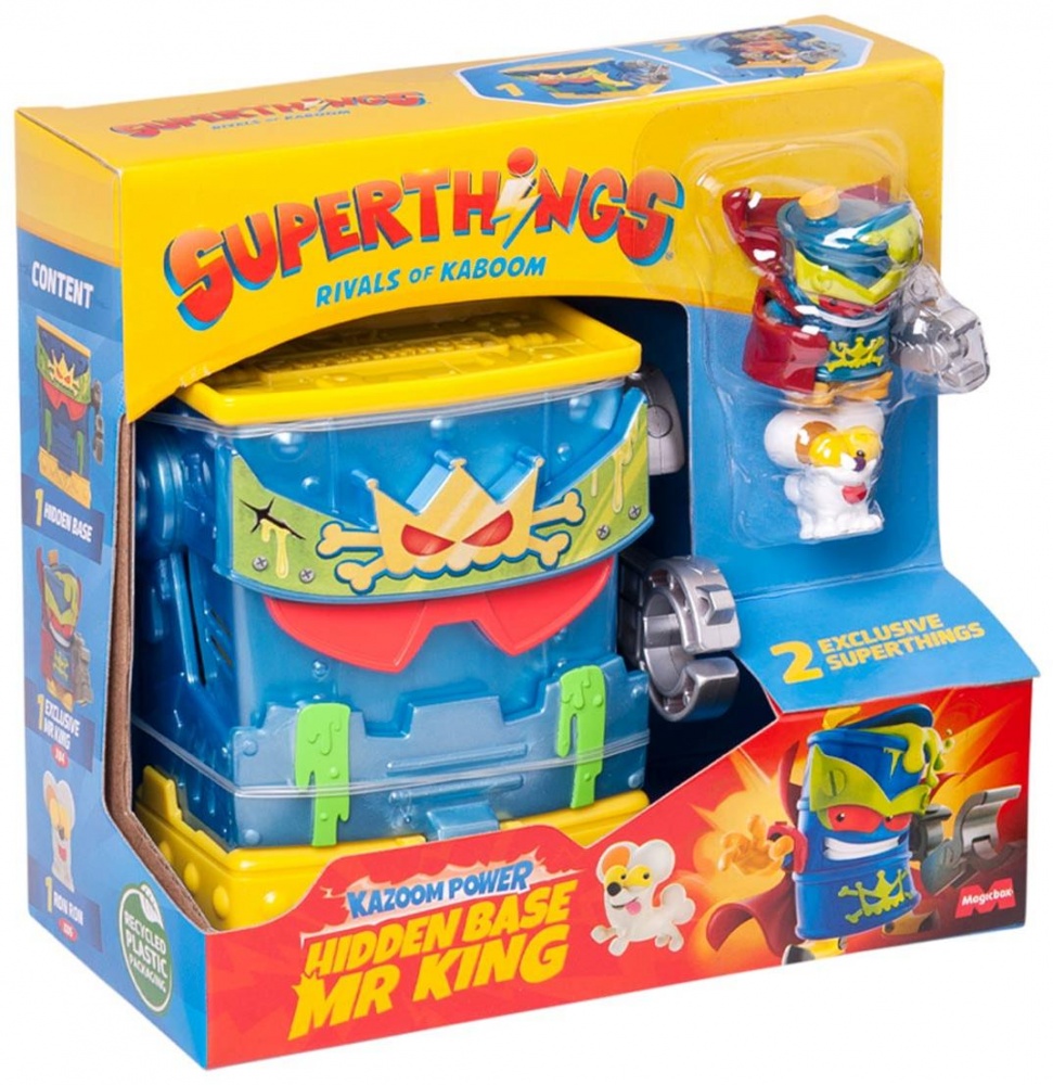 Игровой набор SuperThings SuperThings Kazoom Power Скрытая база Мистера Кинга PSTSP112IN240
