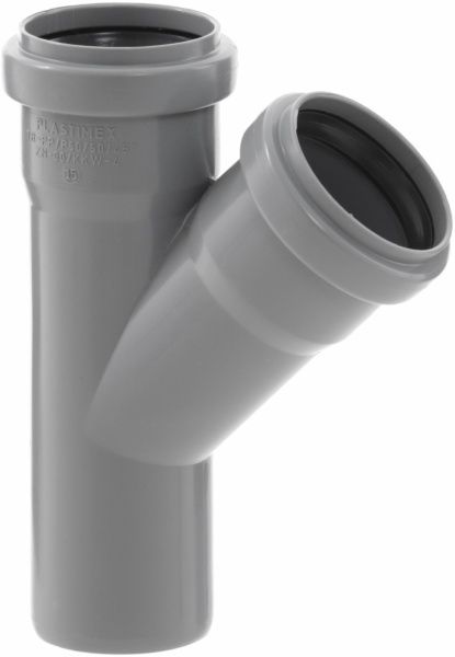 Трійник Plastimex ПП d50x50x45°