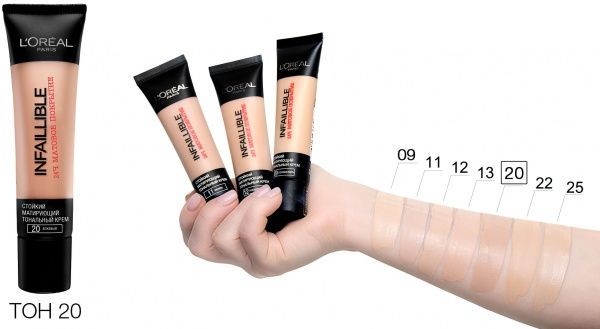 Тональний крем L'Oreal Paris Infaillible 24 20 бежевий 35 мл