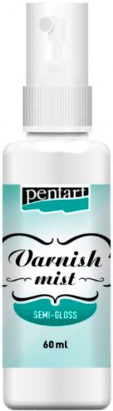 Лак-аэрозоль финишный полуглянцевый на водной основе 6 мл Pentart