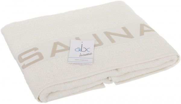 Полотенце Sauna 80x160 см бежевый ABC 