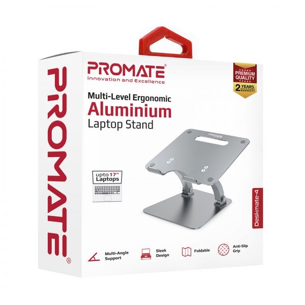 Підставка для ноутбука Promate DeskMate-4 grey