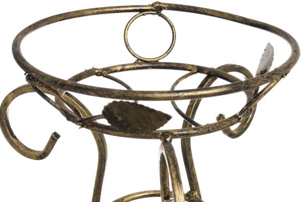 Подставка для цветов Гном 35 см коричневый 