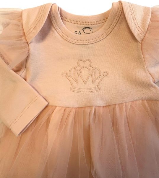 Боди детское Sasha р.62 персиковый 4566/1 