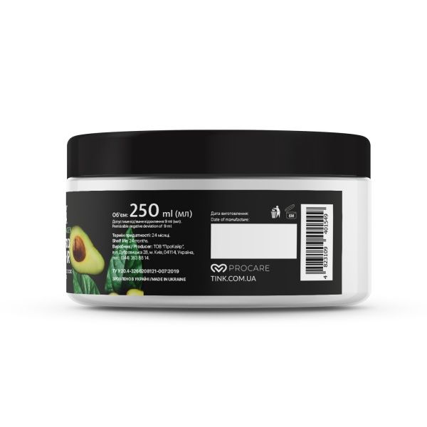 Маска для волос Tink Superfood for hair для объема Авокадо и коллаген 250 мл