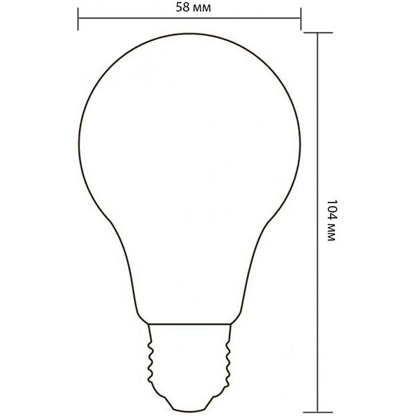 Лампа світлодіодна Philips EcoHome 7 Вт A60 матова E27 220 В 6500 К 