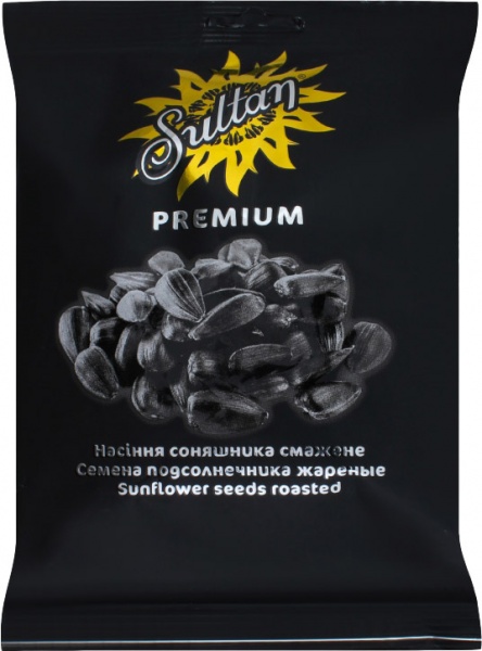 Семена подсолнечника ТМ Sultan Премиум жареные 120 гр 4820134850724