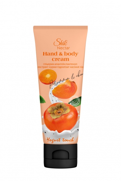 Крем для тіла Шик Nectar Yogurt touch Екстракт хурми та гідролізат насіння чіа 75 мл