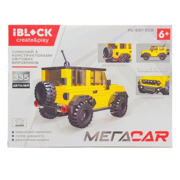 Конструктор Iblock Машина PL-921-305