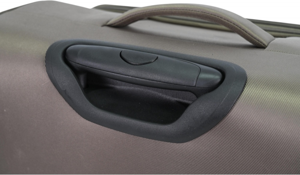 Чемодан Compass MS-3006 35 л коричневый 55x39x20 см S