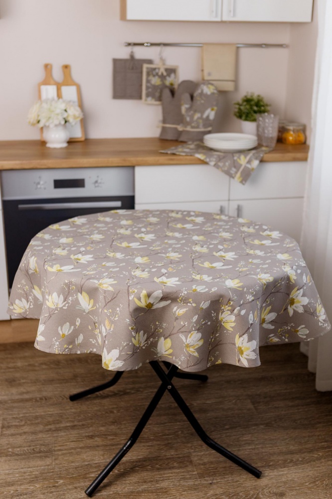 Скатерть Магнолия цветы d136 La Nuit