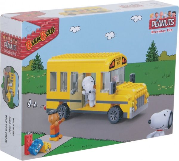 Конструктор BanBao Снупи Школьный автобус