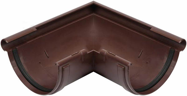 Кут зовнішній Giza 90° 120 мм коричневий 