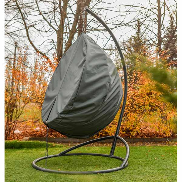 Чехол на кресло-кокон серый одноместный