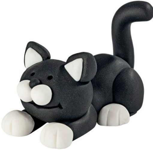 Набір пластики Fimo Котики 4 кольори 42 г 