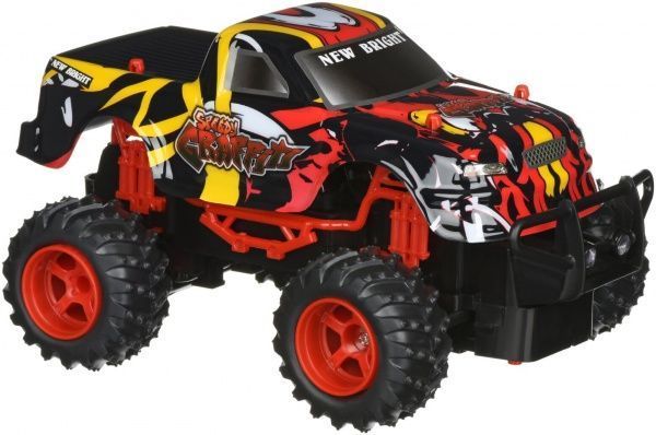 Машинка на р/у New Bright Graffity truck yellow (2408F) 1:24