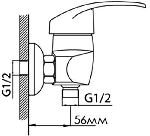 Змішувач для душу Mixxen Тенденс MXAL0309