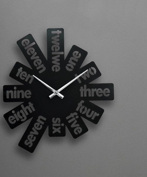 Часы настенные Taito 480x480 мм черный Moku