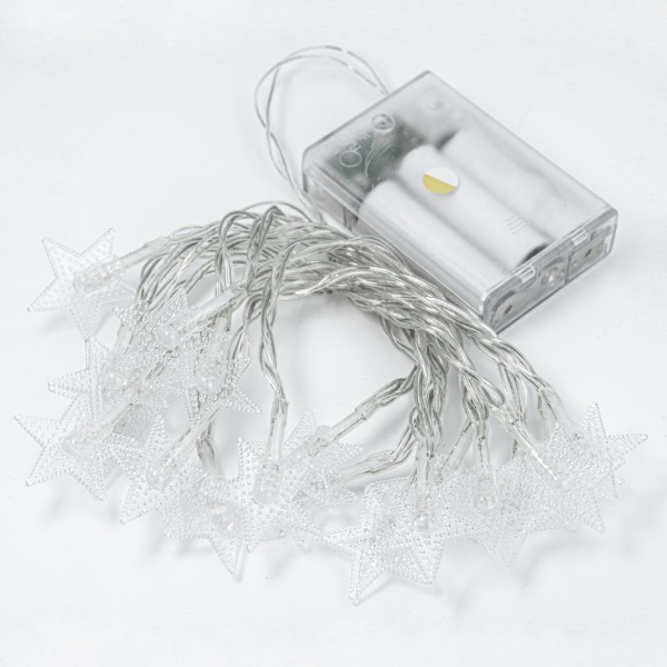 Декоративная гирлянда Altalusse (INL-2706B-20 Warm) встроенный светодиод (LED) 20 ламп 3 м 