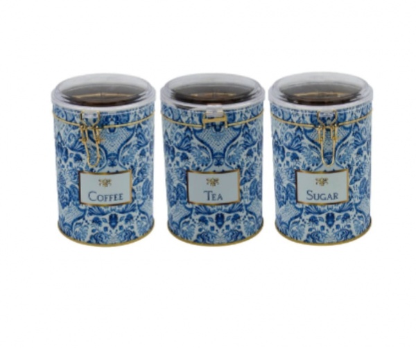 Емкость для сыпучих Sweet Home круглая 10,5 см 3 шт. Kontensan