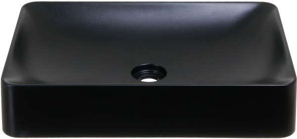 Умывальник ScandiSPA Rettango Black 58x40см
