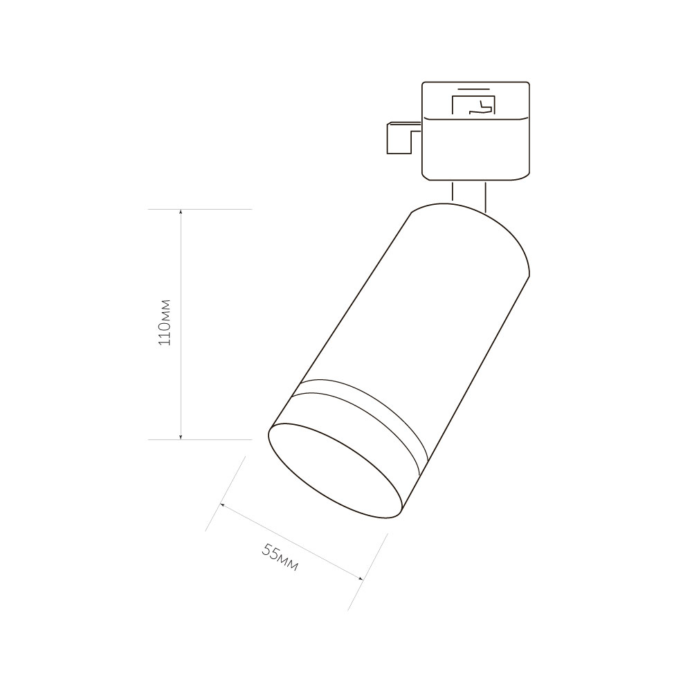 Трековый прожектор LED CONCEPT POWL TR 5511 черный