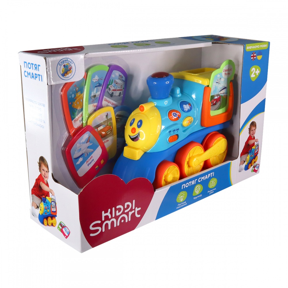 Іграшка розвивальна Kiddi Smart Потяг Смарті 4231T-KS