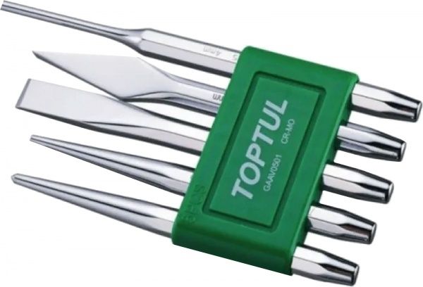 Набор выколоток и зубил Toptul 5 шт. GAAV0501