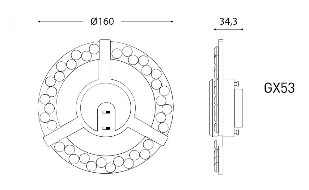 Лампа светодиодная FUMAGALLI LED LAMP CCT 15 Вт GX53 220 В 2700/4000 К