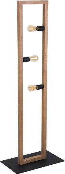 Торшер TK Lighting Metro E27 60 Вт 5022 черный/дерево 