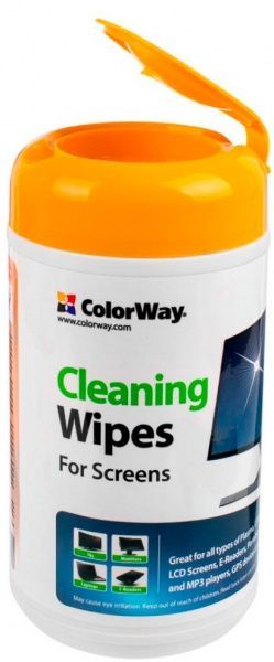 Салфетки чистящие ColorWay для LCD и TFT 100 шт (CW-1071/CW-1071) 