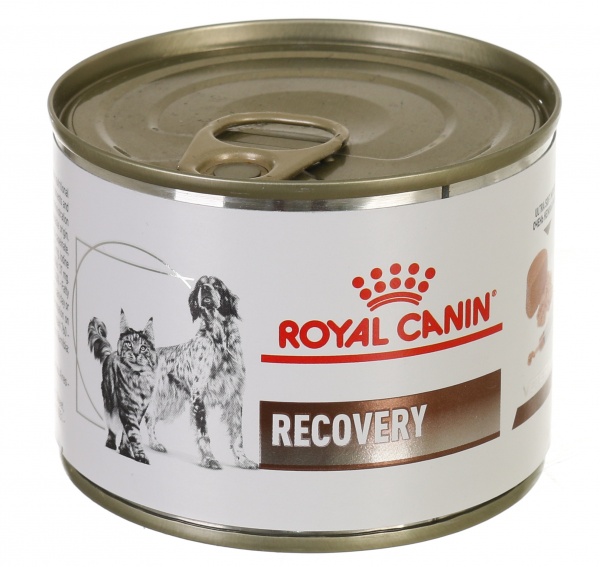 Корм вологий для собак и котов для усіх порід Royal Canin V.D. Recovery у період відновлення після хвороби 195 г