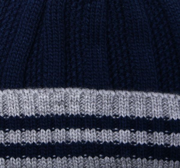 Комплект шапка + снуд Mari-Knit 0842 р.48-50 синій 