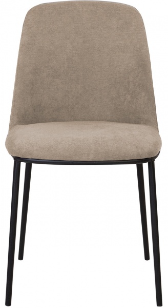 Стул обеденный Nowy Styl LARRY BLACK (BOX-2) (CH) SORO-23 бежевый/черный
