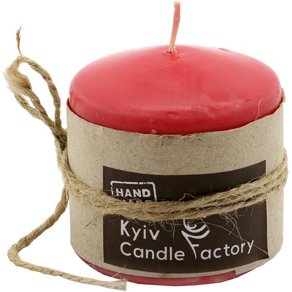Свічка Candle Factory EcoLife червона 60 мм