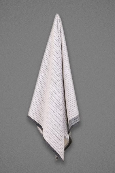 Полотенце Stripe Natural 70x140 см серый La Nuit 