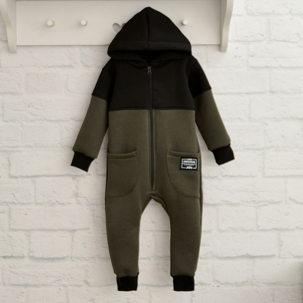 Ромпер для мальчика Blanka Комби р.104–110 зеленый 110037 