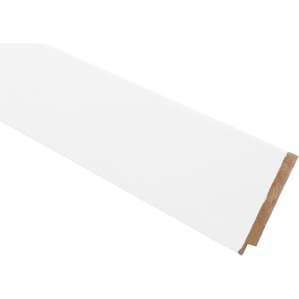 Плинтус МДФ Итальянский белый 16х79х2440 мм 