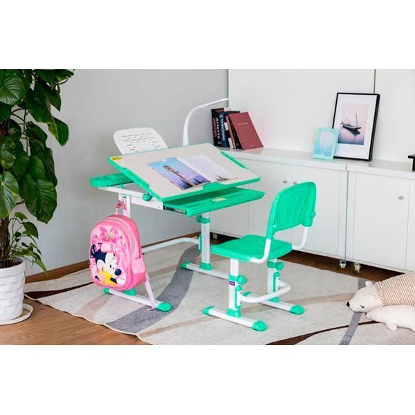 Комплект парта и стул-трансформер FunDesk Disa Green