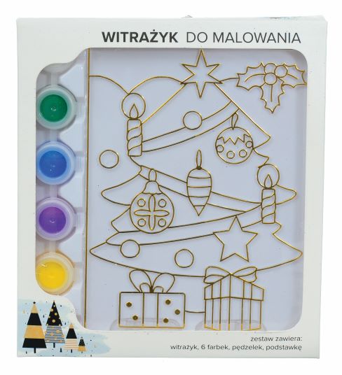 Декорация новогодняя для окон Елка K-886803 